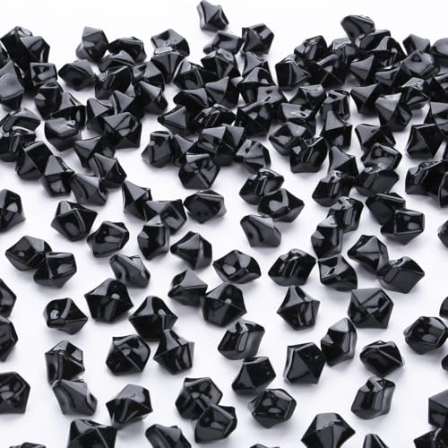 AWARDSEN 500 Stück Schwarz Acryl Deko Diamanten, Edelsteine für Hochzeit, Kunsthandwerke Deko, Glitzersteine, dekosteine, Party, Vasenfülle, Muggelsteine Bunt AWARDSEN 500 Stück Schwarz Acryl Deko Diamanten, Edelsteine für Hochzeit, Kunsthandwerke Deko, Glitzersteine, dekosteine, Party, Vasenfülle, Muggelsteine Bunt von AWARDSEN