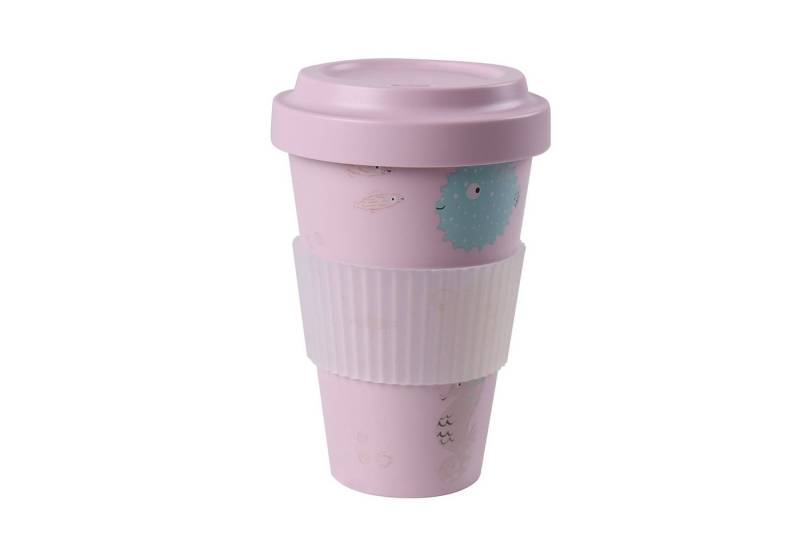 AWAVE® Coffee-to-go-Becher AWAVE® Kaffeebecher to-go aus rPET, 400 ml, rosé, rPET von AWAVE®