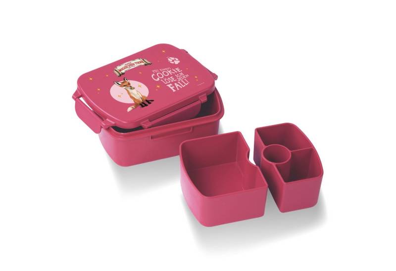 AWAVE® Lunchbox AWAVE® Die Schule der Magischen Tiere Snackbox, aus rPET, beerenrot, rPET, (1-tlg) von AWAVE®