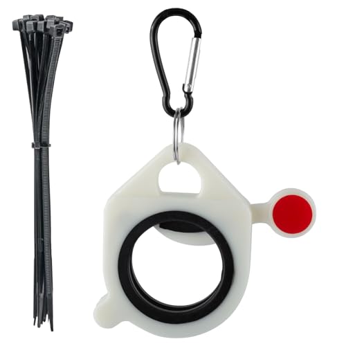 AWAVM Kabelbinder-Organizer-Halter, mit schwarzen Kabelbindern für Kabelbinder-Anordnung,Drahtbinder Halter für Mehrzweck-Innen- und Außenbereich leuchtet im Dunke (1) von AWAVM
