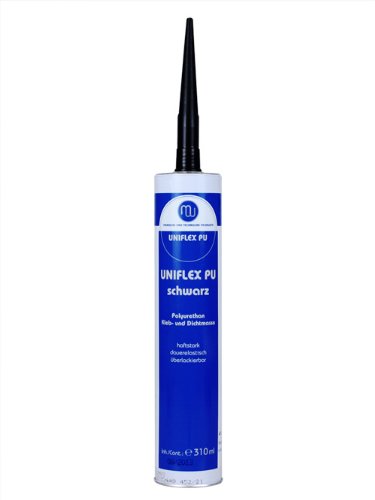 MW Karosserie Dichtmasse Kleb Dichtstoff Masse Uniflex PU schwarz 360gr von AWEHIRU