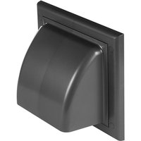 125 mm Lüftungskanal-Abluftabdeckung mit Rückschlagklappe, Graphit 125 mm Lüftungskanal-Abluftabdeckung mit Rückschlagklappe, Graphit von AWENTA