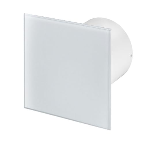 Awenta Badlüfter Wand-Ventilator Ø 100 Kugellager Silent Standard Trax Glas - Line System+ echtglas (echtglas) von Awenta