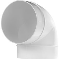 Awenta - Bogen 90 Grad Lüftungsrohr ø 150 mm weiß KO15023 von AWENTA