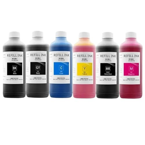 AWGSRZIU 1000 ml Pigmenttinte Kompatibel mit 70 Patronen, kompatibel mit Designjet Z3100 Z3200 Z5200 Z2100 Z5400 Plotterdruckern(1000ml-Light Cyan) von AWGSRZIU