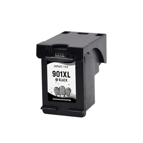 AWGSRZIU HINICOLE Kompatible Tintenpatrone 901XL Kompatibel mit Officejet J4540 J4550 J4580 J4585 J4624 J4640 J4660 J4680 J4680c(1 Black) von AWGSRZIU