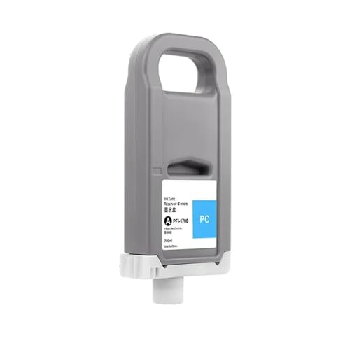 AWGSRZIU Kompatible 700-ml-Tintenpatrone PFI-57 Kompatibel mit ImagePROGRAF PRO-520 PRO-540 PRO-540s PRO-560s 12 Farben volle Tinte(PFI-57 PC) von AWGSRZIU
