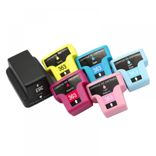 AWGSRZIU Kompatible Farbtintenpatrone 363 XL Kompatibel mit Photosmart-Drucker 3210 3210v 3210xi 3213 3310 8230(1 Set) von AWGSRZIU