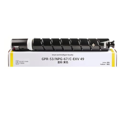 AWGSRZIU Kompatible Farbtonerkartusche NPG67 GPR53 C-EXV49 Kompatibel mit IRC3020 C3025 C3320 C3325 C3520 C3025i C3330 Kopierer(Yellow 400G) von AWGSRZIU