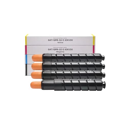 AWGSRZIU Kompatible NPG47 GPR32 C-EXV30 Tonerkartusche Kompatibel mit IR ADV C9065 C9075 C9270 C9280 CMYK 1PC(C-900g) von AWGSRZIU