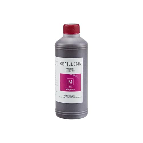 AWGSRZIU Kompatible Nachfülltinte 1000 ml Pigmentfarbstoff Kompatibel mit 728 728XL Kompatibel mit Designjet T730 T830 Drucker(M (Dye)) von AWGSRZIU