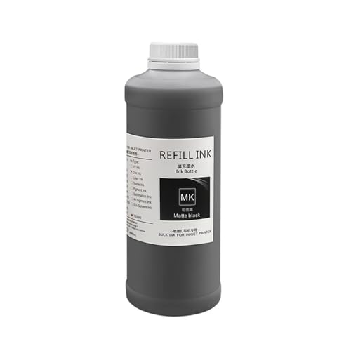 AWGSRZIU Kompatible Nachfülltinte 1000 ml Pigmentfarbstoff Kompatibel mit 728 728XL Kompatibel mit Designjet T730 T830 Drucker(MK (Dye)) von AWGSRZIU