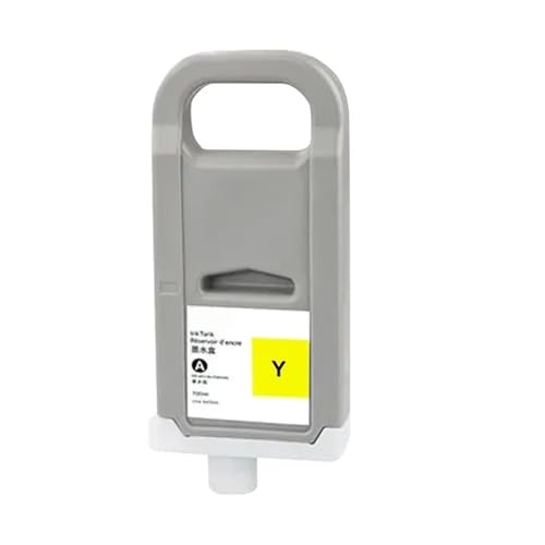 AWGSRZIU Kompatible PFI-701-Tintenpatrone 700 ml Kompatibel mit IPF8000-Serie und IPF9000-Serie mit Pigmenttinte(PFI-701 Y) von AWGSRZIU