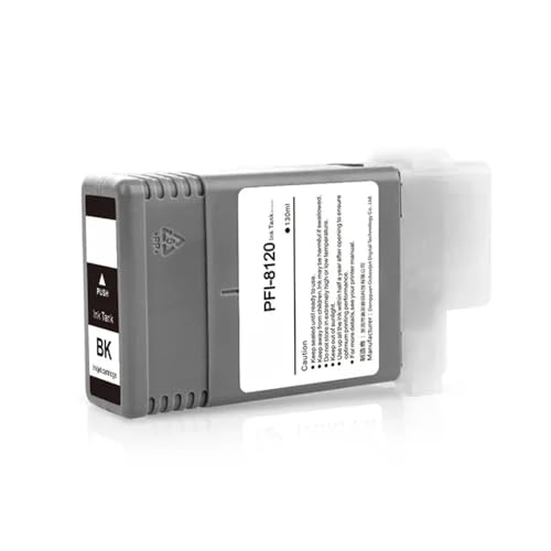 AWGSRZIU Kompatible PFI-8120 Tintenpatrone mit Pigmenttinte Kompatibel mit IPF M5200 M5205 M5200MFP M5300 M5305 M5300MFP M5305MFP(BK) von AWGSRZIU