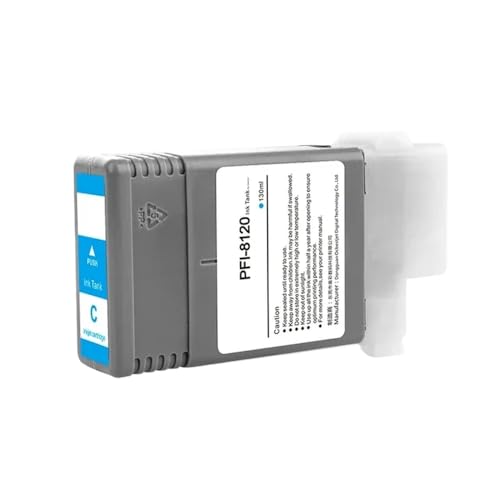 AWGSRZIU Kompatible PFI-8120 Tintenpatrone mit Pigmenttinte Kompatibel mit IPF M5200 M5205 M5200MFP M5300 M5305 M5300MFP M5305MFP(C) von AWGSRZIU