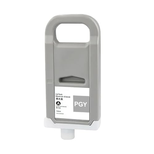 AWGSRZIU Kompatible PFI8706 Tintenpatrone 700 ml Kompatibel mit IPF8310 IPF8310S IPF8410 IPF8410S IPF8410SE Drucker mit Pigmenttinte(PFI-8706 PGY) von AWGSRZIU