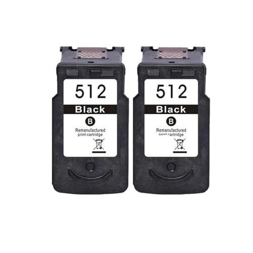 AWGSRZIU Kompatible Tintenpatrone PG512 CL513 Kompatibel mit Drucker MX320 MX330 MX340 MX350 MX410 MX420(2 Black) von AWGSRZIU