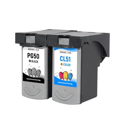 AWGSRZIU Kompatible wiederaufbereitete Tintenpatrone PG50 CL51 Kompatibel mit FAX JX200 JX201 JX300 JX500 IP2200 MX308 MX318 MX310(1 Black 1 Color) von AWGSRZIU