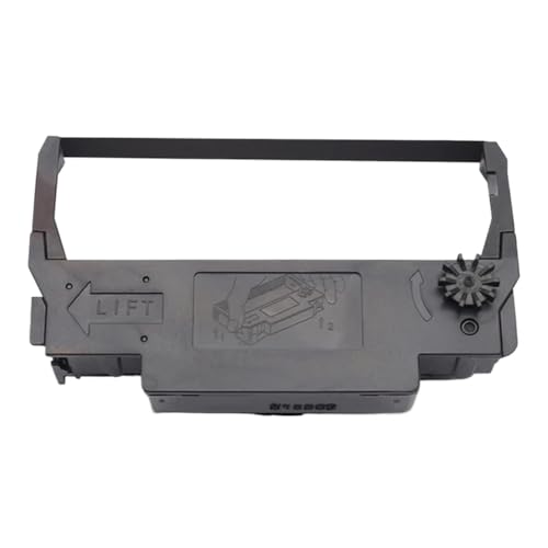 AWGSRZIU Kompatibles Farbbandset Kompatibel mit ERC30 ERC34 ERC38, 10 Stück, 12,7 mm x 5 m, Schwarz, Lila, Schwarz, Rot, Kompatibel mit TM-U220 U230 TM-U210 U370(10PCS Black) von AWGSRZIU