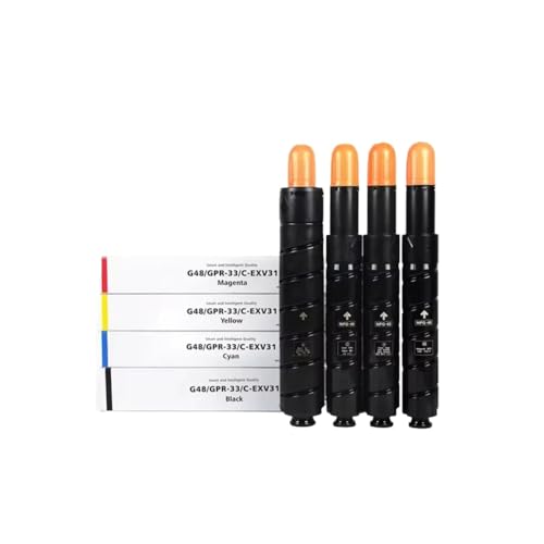 AWGSRZIU NPG48 GPR-33 C-EXV31 Tonerkartuschenset Kompatibel mit IR ADV C7055 C7065 C7260 C7270 CMYK-kompatible Option von AWGSRZIU