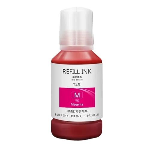 AWGSRZIU Sublimationstinte kompatibel mit ET5170 F170 F570 F571 T3100x T3170 F100 F150 F500 F550 F560 F561 T49 T49M T49H T49N T49L T49P(Magenta) von AWGSRZIU