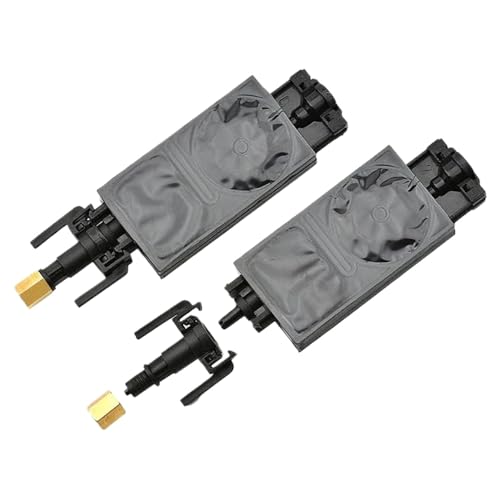 AWGSRZIU Tintendämpfer kompatibel mit DX5 und Mimaki JV33 JV5 mit Anschluss-Kupfermutter Kompatibel mit lösungsmittelhaltige DX5-Tinte(50PCS Both D and C) von AWGSRZIU