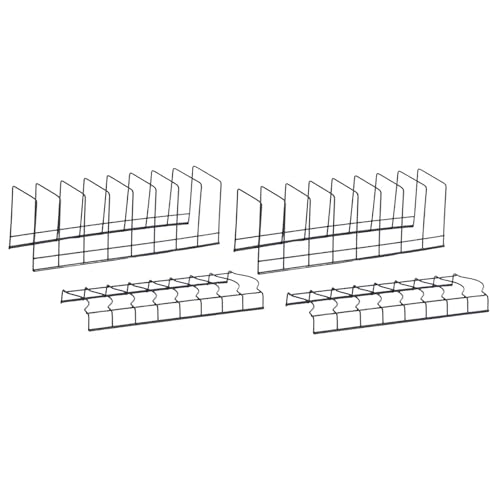 ＡＷＨＡＯ 2 Stück Abtropfgestell für Schüsseln, 2 Stück Geschirrständer, Utensilienhalter, Robuster Gitter Organizer, Abtropfkorb, Abtropfgestell, Schwarz von ＡＷＨＡＯ
