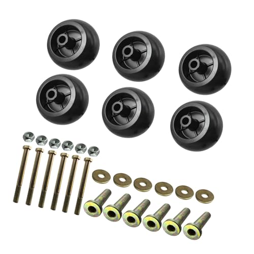 AWHAO 2 Stück Deckräder Ersatzteile Kit für Mäher mit Verbindungselementen Gefertigt Aus Stabilem PP Metall für Rasenpflege Heimwerkeranwendungen, 6-teiliges Set AWHAO 2 Stück Deckräder Ersatzteile Kit für Mäher mit Verbindungselementen Gefertigt Aus Stabilem PP Metall für Rasenpflege Heimwerkeranwendungen, 6-teiliges Set von AWHAO