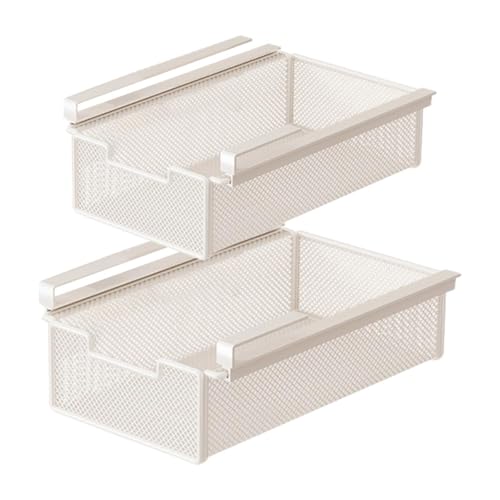 AWHAO 2 X Aufbewahrungskörbe unter Dem Regal, Ausziehbarer Multifunktionaler Hängehalter unter Der Schreibtischschublade für Schlafzimmer Und Wohnheimschrä, 35x38x12cm45x38x12cm AWHAO 2 X Aufbewahrungskörbe unter Dem Regal, Ausziehbarer Multifunktionaler Hängehalter unter Der Schreibtischschublade für Schlafzimmer Und Wohnheimschrä, 35x38x12cm45x38x12cm von AWHAO
