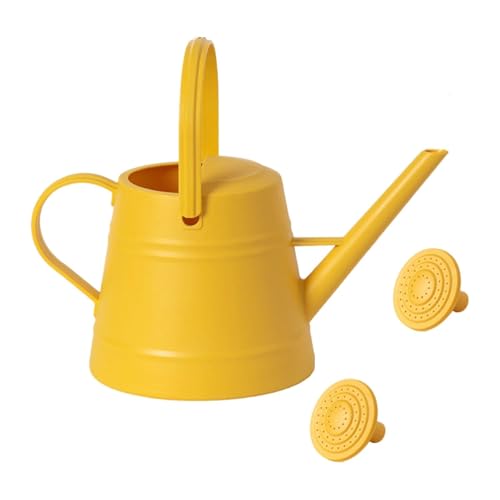 AWHAO 3,8 L Gießkanne mit 2 Abnehmbaren Ausgüssen für Gartenarbeit, Rasenpflege, Blumen Und Pflanzen, Gelb AWHAO 3,8 L Gießkanne mit 2 Abnehmbaren Ausgüssen für Gartenarbeit, Rasenpflege, Blumen Und Pflanzen, Gelb von AWHAO