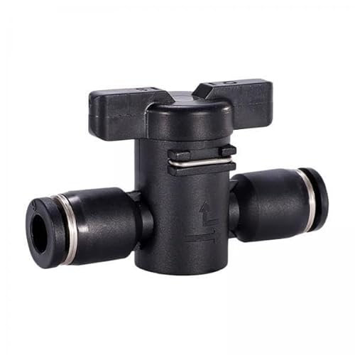 AWHAO 4X Pneumatischer Kugelhahn, Gerader Anschluss, Tragbare, Langlebige Luftanschlüsse, Anschlussverschraubung, Push to Connect AWHAO 4X Pneumatischer Kugelhahn, Gerader Anschluss, Tragbare, Langlebige Luftanschlüsse, Anschlussverschraubung, Push to Connect von AWHAO