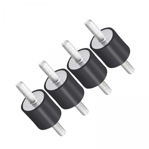 ＡＷＨＡＯ 6X Gummi Isolator Halterungen, 4 Stück, Gummi Stoßdämpfer, mit Doppelschrauben Stud Pads, Anti Vibrations Isolator Halterungen für von ＡＷＨＡＯ