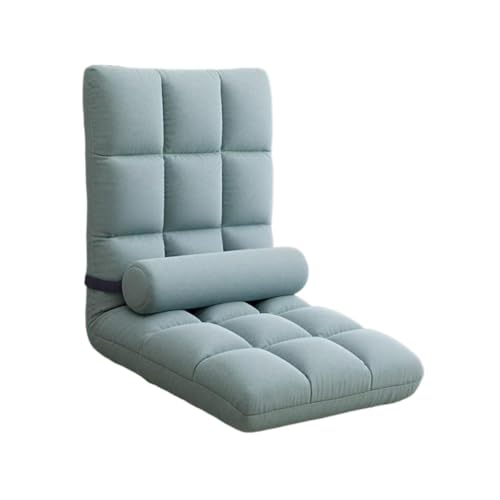 AWHAO Bodenstuhl mit Rückenlehne Couch-Liegestuhl Schlafbett Erwachsene -Gaming-Stuhl, Cyan AWHAO Bodenstuhl mit Rückenlehne Couch-Liegestuhl Schlafbett Erwachsene -Gaming-Stuhl, Cyan von AWHAO