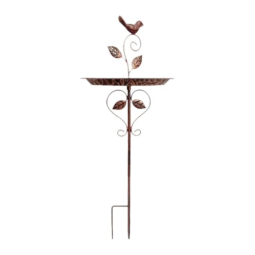 AWHAO Dekoratives Vogelbad Aus Eisen mit Ständer. Langlebiges Und Elegantes Vogelbad Perfekt Als Gartendekoration, Style C AWHAO Dekoratives Vogelbad Aus Eisen mit Ständer. Langlebiges Und Elegantes Vogelbad Perfekt Als Gartendekoration, Style C von AWHAO
