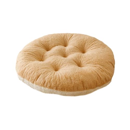 ＡＷＨＡＯ Dickes Schaukelstuhl Pad Kissen für Den Haushalt, Garten, Pod Matte Im Freien, Hellbraun Weiß von ＡＷＨＡＯ