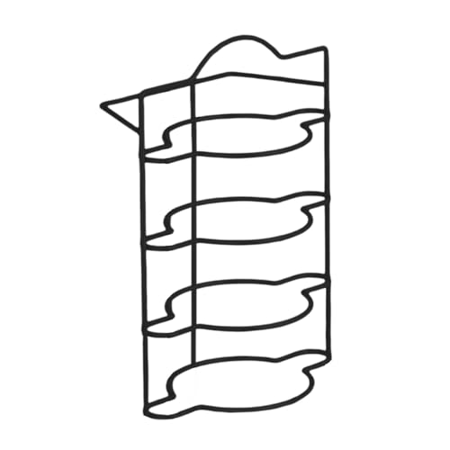 AWHAO Erweiterbare Arbeitsplattenregale, Abtropfgestell Aus Metall, Moderne Geschirrständer Organisation, Küchentisch Organizer, Schwarz 4-lagig AWHAO Erweiterbare Arbeitsplattenregale, Abtropfgestell Aus Metall, Moderne Geschirrständer Organisation, Küchentisch Organizer, Schwarz 4-lagig von AWHAO