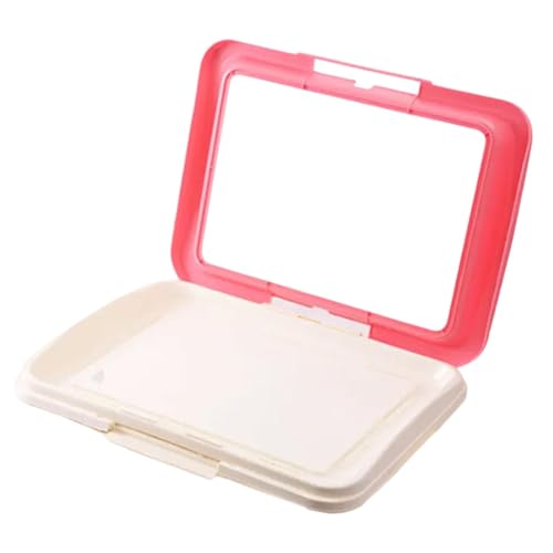 ＡＷＨＡＯ Haustier -Toiletten -Training Toilettenzug Pad Hund Töpfchen Tablett für Kätzchen Hamster Welpe, Pink 63x49.5x41cm von ＡＷＨＡＯ