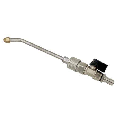 ＡＷＨＡＯ Hochdruckreiniger Verlängerung, Reinigungsstabteile, Hochleistungs Gartenschlauchadapter, 25 Grad Fächersprühdüse, 25 Grad gebogen von ＡＷＨＡＯ
