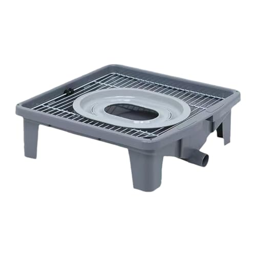 AWHAO Hundetoilette Katzentoilette Automatische Spülung rutschfest Einfach zu Trainierendes Tablett Pee Pad Halter für Indoor Hunde Töpfchen Hase, Weiß AWHAO Hundetoilette Katzentoilette Automatische Spülung rutschfest Einfach zu Trainierendes Tablett Pee Pad Halter für Indoor Hunde Töpfchen Hase, Weiß von AWHAO