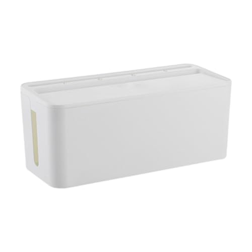 AWHAO Kabelmanagement Box Als Kabelbox Kabelorganizer Halterung Und Gehäuse Leichtes Und Stabiles Design Aus PP Zur Sicheren Kabelorganisation Fü, Weiß AWHAO Kabelmanagement Box Als Kabelbox Kabelorganizer Halterung Und Gehäuse Leichtes Und Stabiles Design Aus PP Zur Sicheren Kabelorganisation Fü, Weiß von AWHAO