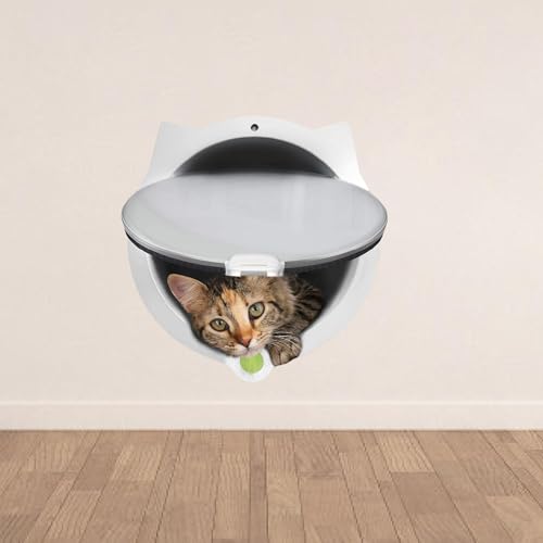 AWHAO Katzentür Katzenklappe Tiertür Durchgangstür Haustiertür mit Vier Verschlussoptionen Zur Zugangskontrolle für Haushalte mit Katzen Und Kleinen Hunden, Weiß AWHAO Katzentür Katzenklappe Tiertür Durchgangstür Haustiertür mit Vier Verschlussoptionen Zur Zugangskontrolle für Haushalte mit Katzen Und Kleinen Hunden, Weiß von AWHAO