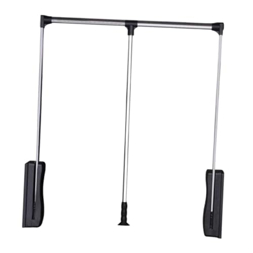 ＡＷＨＡＯ Metall Kleiderstange mit Absenkmechanismus, doppelte Dämpfung, für Garderobe geeignet, Silbern 55cm bis von ＡＷＨＡＯ