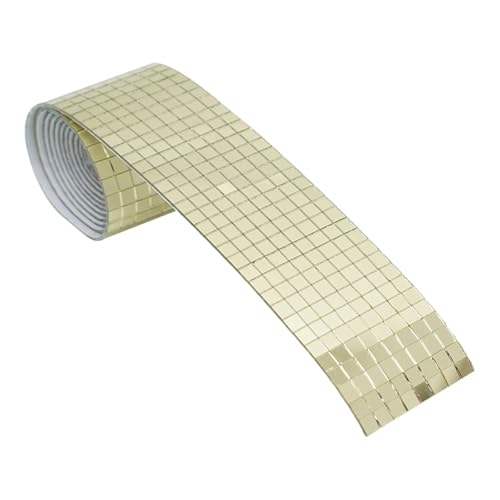 ＡＷＨＡＯ Mosaikfliesen, Disco-Fliesen, kleiner Spritzschutz, selbstklebender Aufkleber, für Fotorahmen, Kunstcollagen, Basteln, Kartenherstellung, Badezimmer, S von ＡＷＨＡＯ