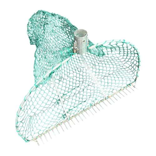ＡＷＨＡＯ Muscheln Werkzeug Klaue Rechen mit Korb Metall Rechen Netz Strand Werkzeug für Fluss Ging, Type B von ＡＷＨＡＯ