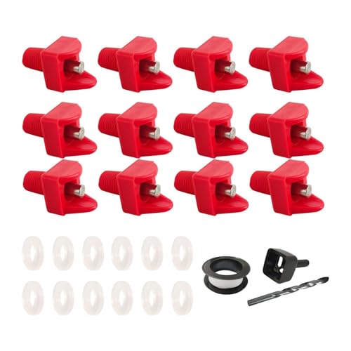 AWHAO Nippeltränke für Hühner im Stall, 12 Stück AWHAO Nippeltränke für Hühner im Stall, 12 Stück von AWHAO