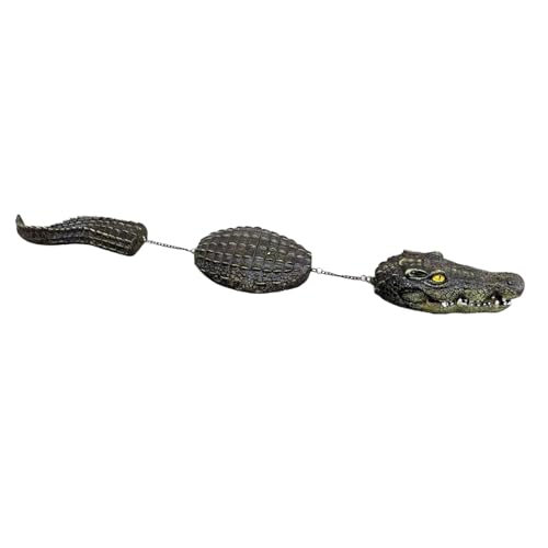 ＡＷＨＡＯ Pool Float Crocodile Decoy Krokodilschmuck Skulptur Alligatorstatue für Outdoor von ＡＷＨＡＯ