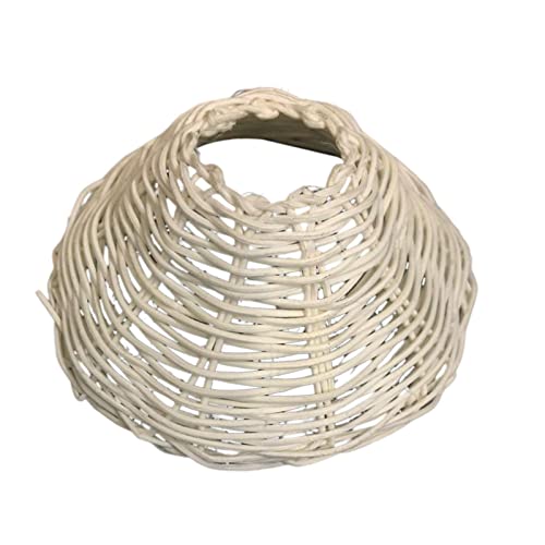 ＡＷＨＡＯ Retro-Hängelampenschirm Geflochtener Rattan Hängelampenschirm Deckenleuchte Kronleuchter Abdeckung für Hotel Home Küche Wohnzimmer, Stil J von ＡＷＨＡＯ
