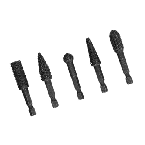 ＡＷＨＡＯ Rotierender Fräsersatz Rotierende Feilen Die Grinder Bits Raspel Bits zum Polieren Bohrer Schleifen, 5 Stück von ＡＷＨＡＯ