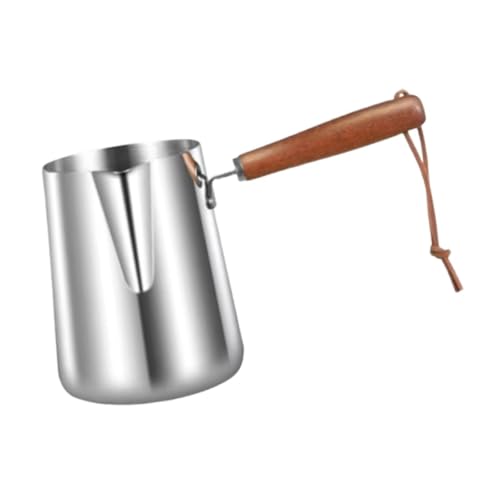 AWHAO Türkische Kaffeemaschine Aus Edelstahl, Mehrzweckzubehör, Milchaufschäumkännchen, Wasserkocher für Büro, Küche Und Bar, 250 Ml 7.5 cm X 7.5 AWHAO Türkische Kaffeemaschine Aus Edelstahl, Mehrzweckzubehör, Milchaufschäumkännchen, Wasserkocher für Büro, Küche Und Bar, 250 Ml 7.5 cm X 7.5 von AWHAO