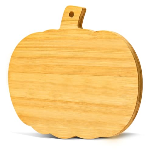 AWIZOM Halloween-Kürbis-Bambus-Schneidebrett, Thanksgiving-Holz-Servierbrett, Holz-Charcuterie-Brett, Küchen-Schneidebrett mit Griff, Holz-Serviertablett für Herbst, Urlaub, Geschenk, 38 x 29 x 1,5 cm AWIZOM Halloween-Kürbis-Bambus-Schneidebrett, Thanksgiving-Holz-Servierbrett, Holz-Charcuterie-Brett, Küchen-Schneidebrett mit Griff, Holz-Serviertablett für Herbst, Urlaub, Geschenk, 38 x 29 x 1,5 cm von AWIZOM